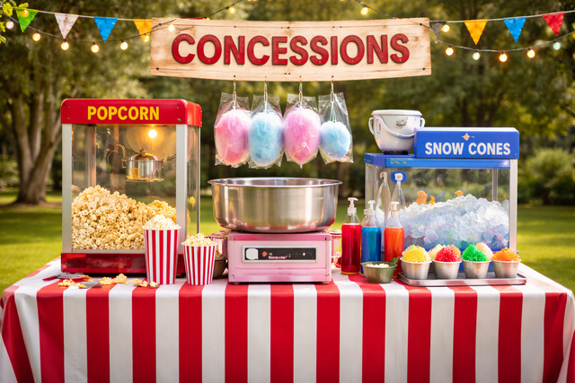 Concession Machine Rentals โ Syracuse, NY